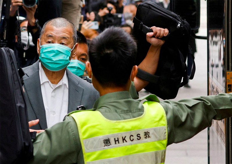 Hong Kong tycoon Jimmy Lai jailed over five years on fraud charge