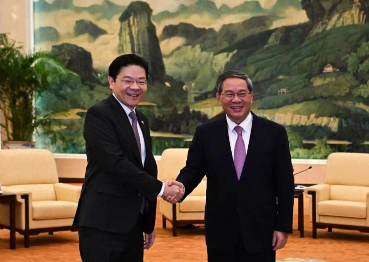 DPM Wong meets Premier Li in Beijing, expects fruitful talks at top-level bilateral forum
