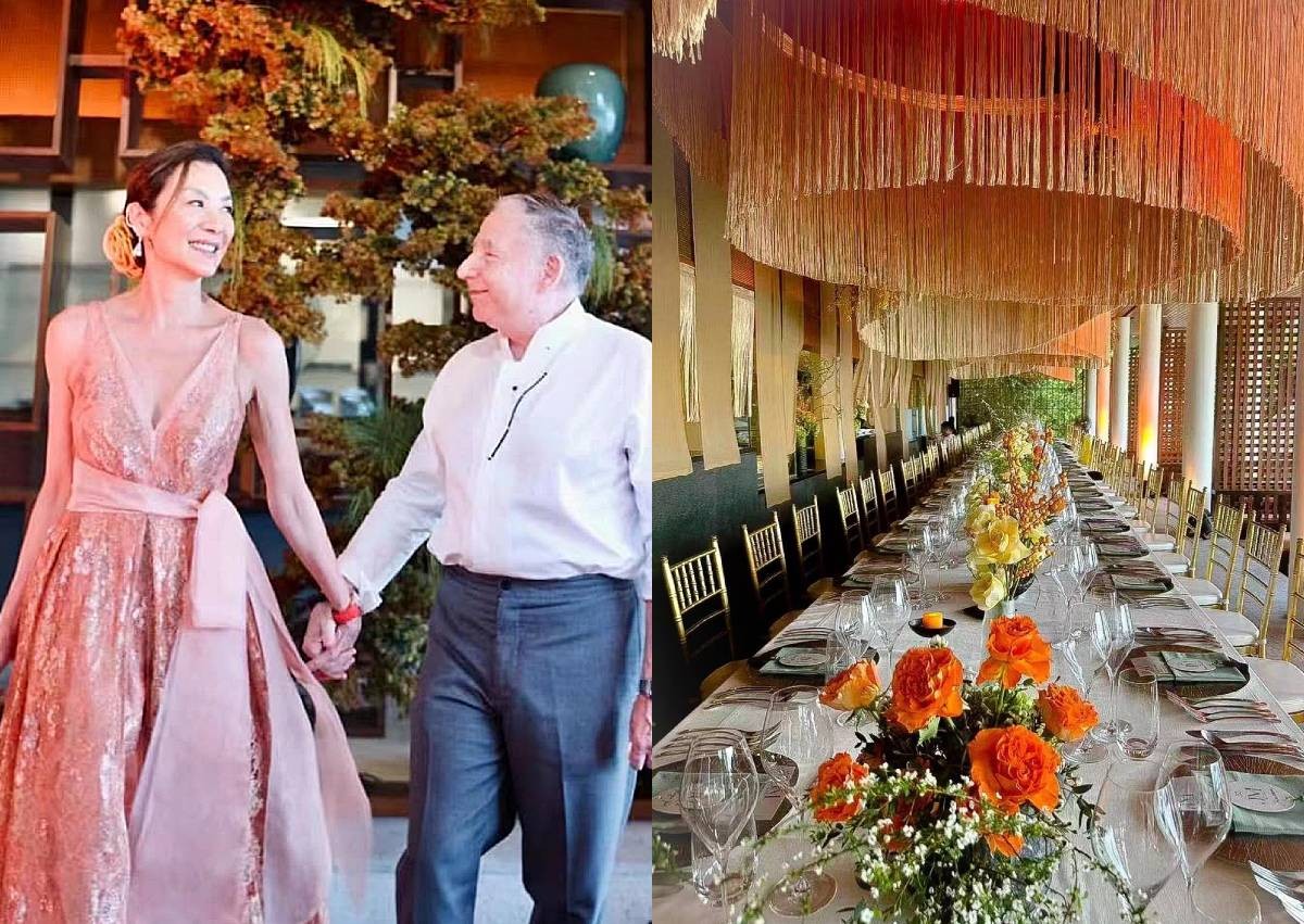 Take a peek at Michelle Yeoh's wedding on a private island in Malaysia 