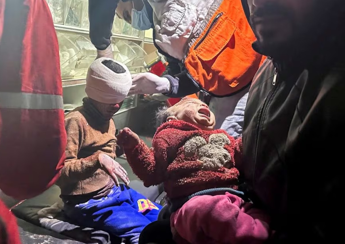 Baby saved from Gaza rubble after mother killed in Israeli strike