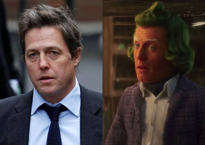 'One of the most disturbing things I've ever seen': Hugh Grant given picture of naked Oompa Loompa by Wonka director