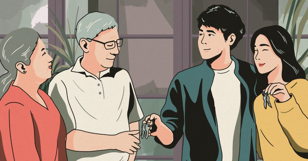 Why I moved back into my parents' 35-year-old flat - and let them live in my condo instead