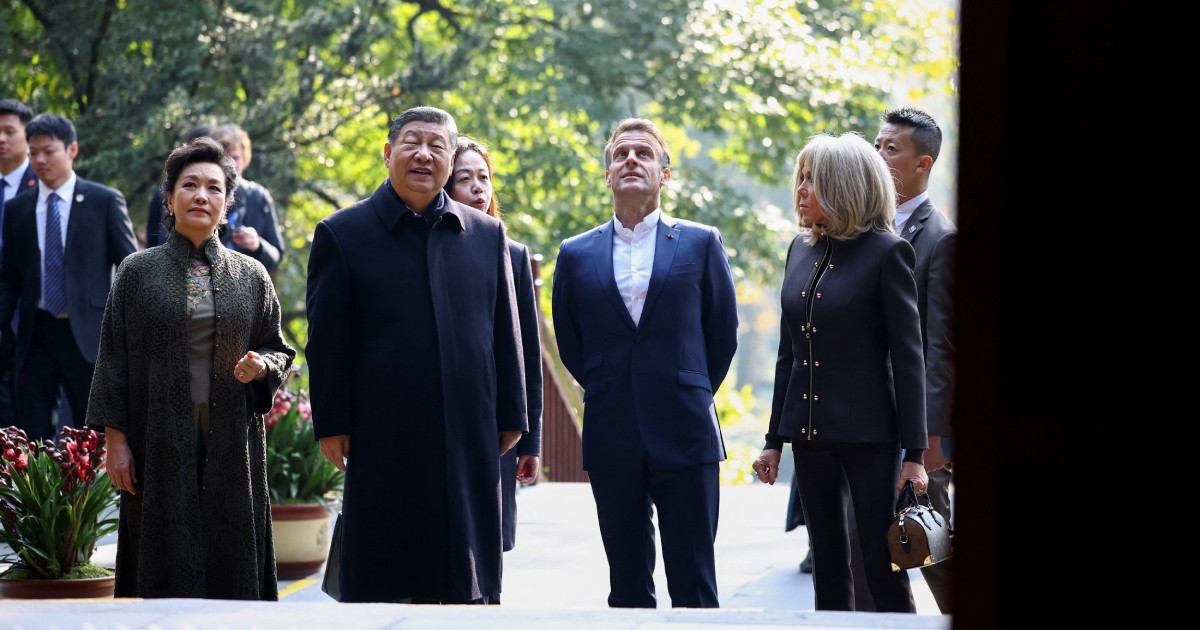 Xi woos Macron with sightseeing trip but little in the way of deals