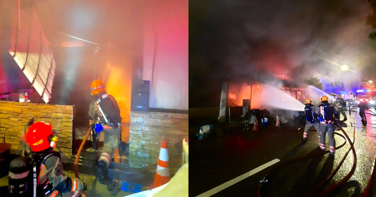 singapore Joo Chiat blaze: 40 evacuated, 1 taken to hospital after fire breaks out at terrace houses