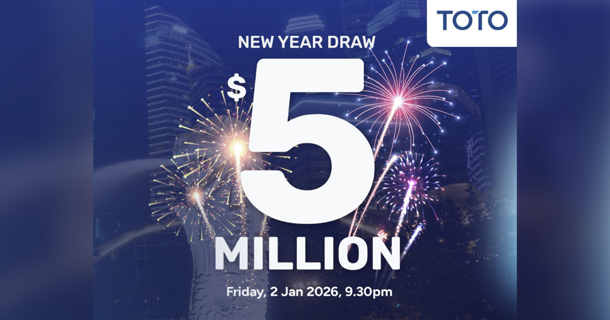 $5 million Toto New Year draw to be held on Jan 2