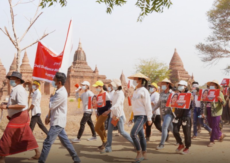 Myanmar protester dies after 10 days on life support; pressure on army grows