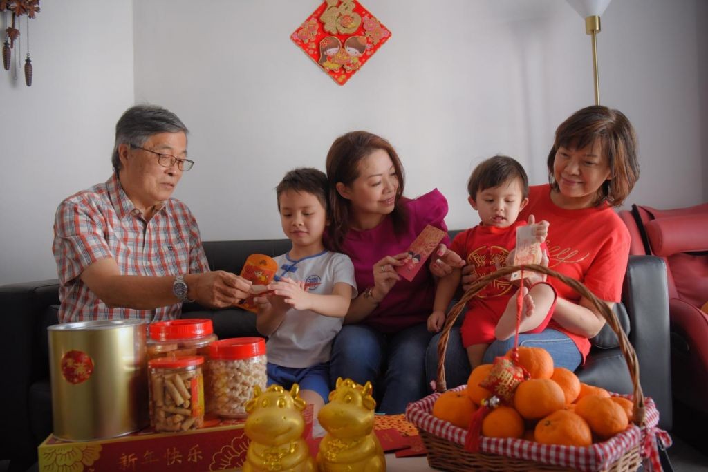 Family reunites in Singapore for Chinese New Year after a year apart