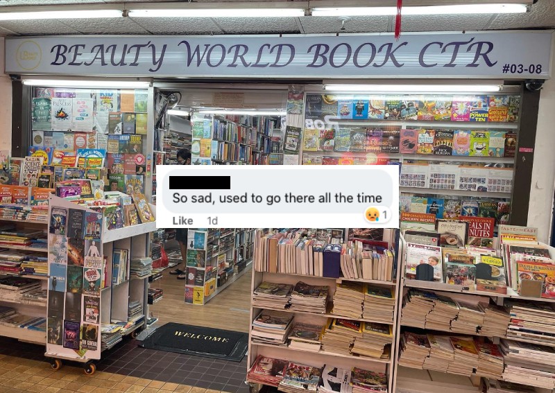 Nostalgic secondhand bookstore at Beauty World to close due to high rent, netizen appeals for help