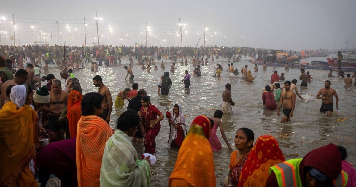 10 million Indians take holy dip on key day of Kumbh Mela festival