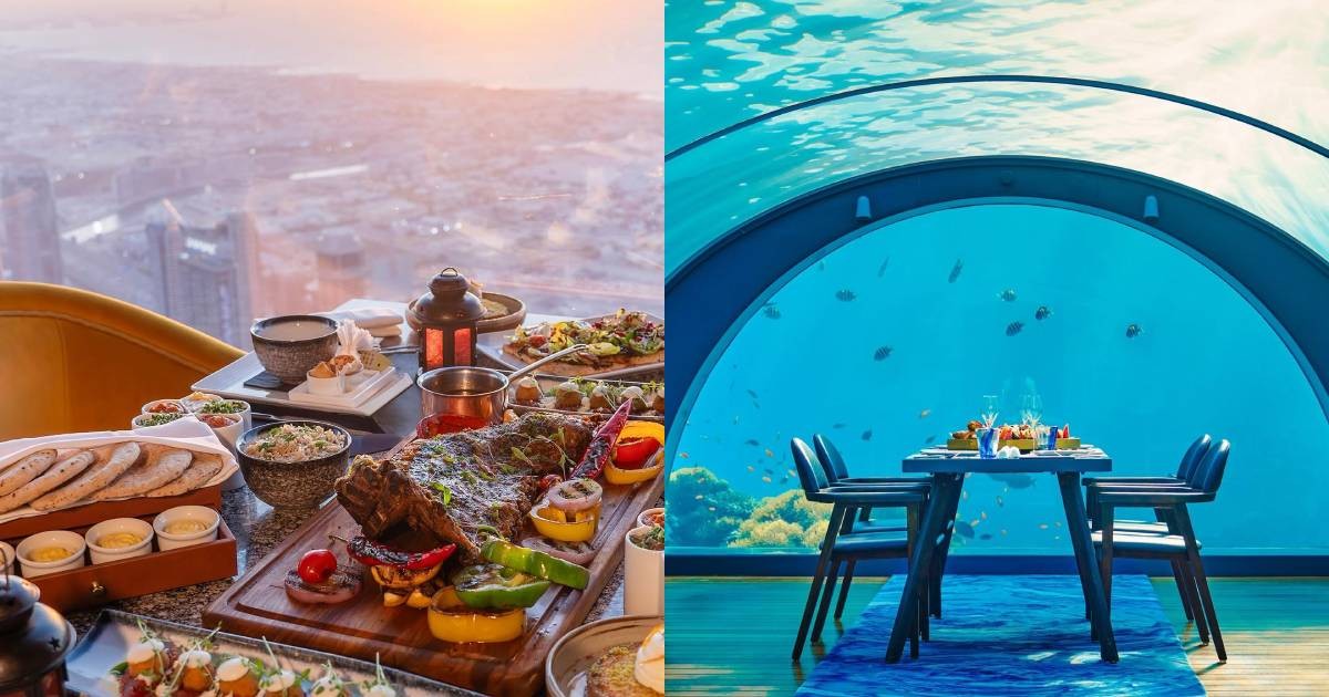 Iftar under water and up in the sky: Spectacular Ramadan dining experiences