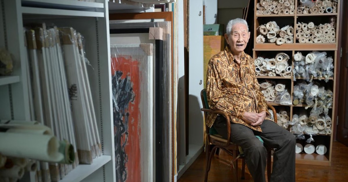 National treasure Lim Tze Peng, Singapore's oldest living artist