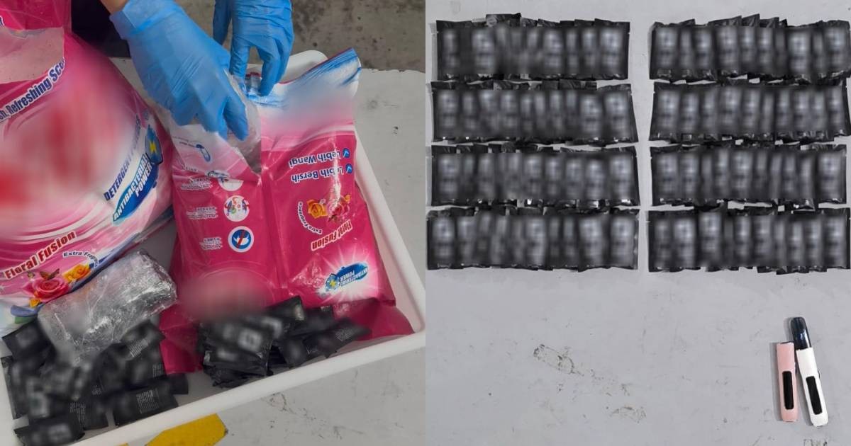 Singaporean driver arrested at Woodlands Checkpoint after vape pods found in bags of detergent powder