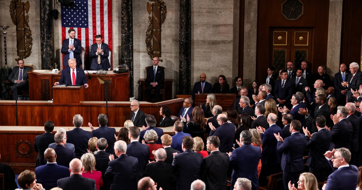 Trump hails 'golden age' in State of the Union as voters sour on economy