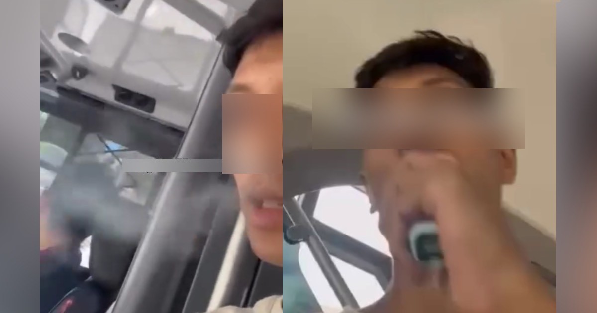 singapore Video of passenger vaping next to bus conductor goes viral