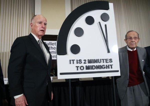 'Doomsday Clock' remains at two minutes to midnight