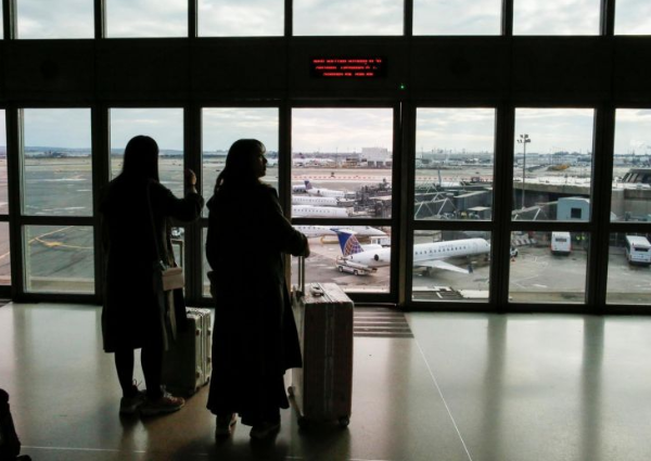 Newark airport flights temporarily halted after drone sightings