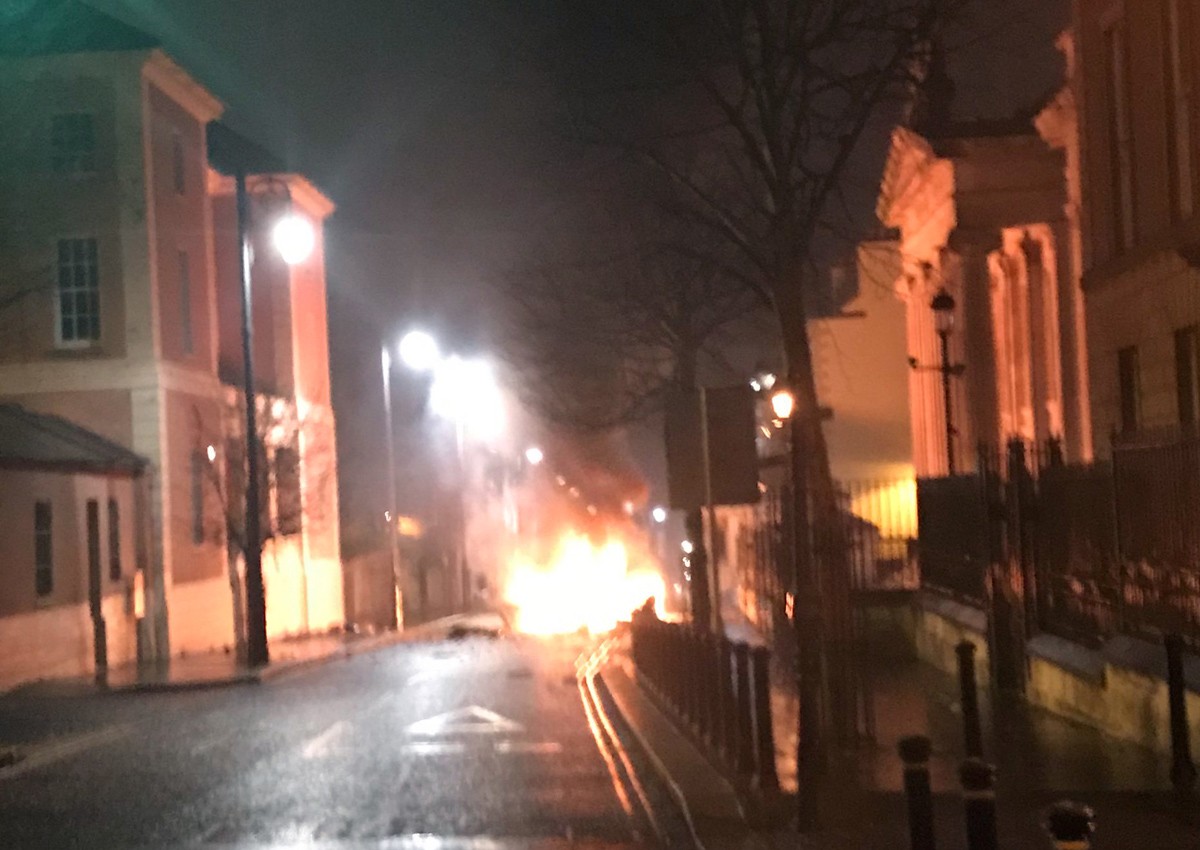 Suspected car bomb explodes in Northern Ireland