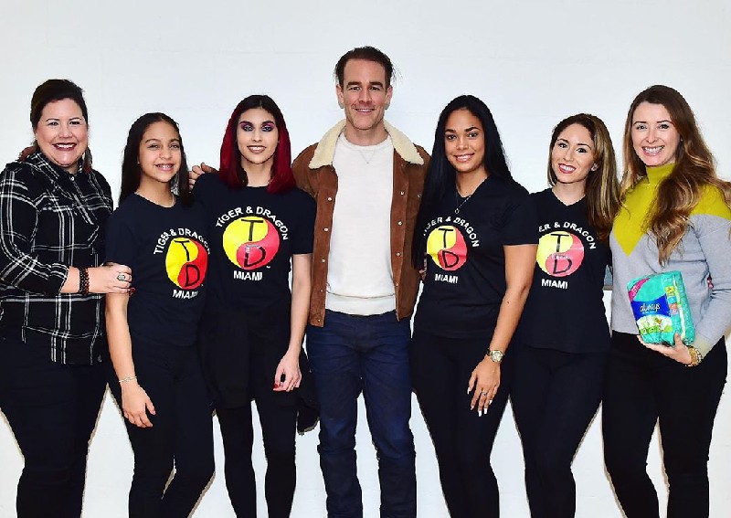 James Van Der Beek helping to end 'period poverty' for teenage girls