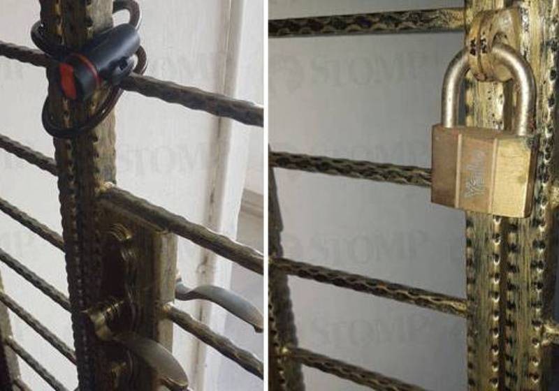 Serangoon Central residents trapped in flat after finding bicycle locks, padlock on their gate