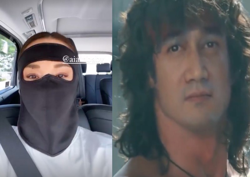 Crazy stuff on Instagram today: Fann Wong wearing a ski mask, Gurmit 'Rambo' Singh, and others