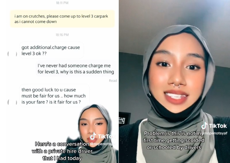 'Do better please': Woman on crutches asks Grab driver to help out, he says it costs extra