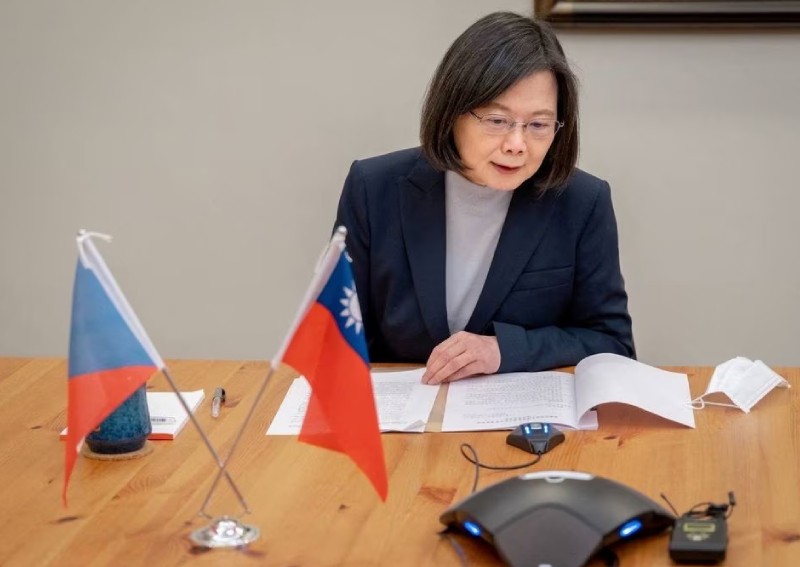 In diplomatic coup, Taiwan president Tsai Ing-wen speaks to Czech president-elect