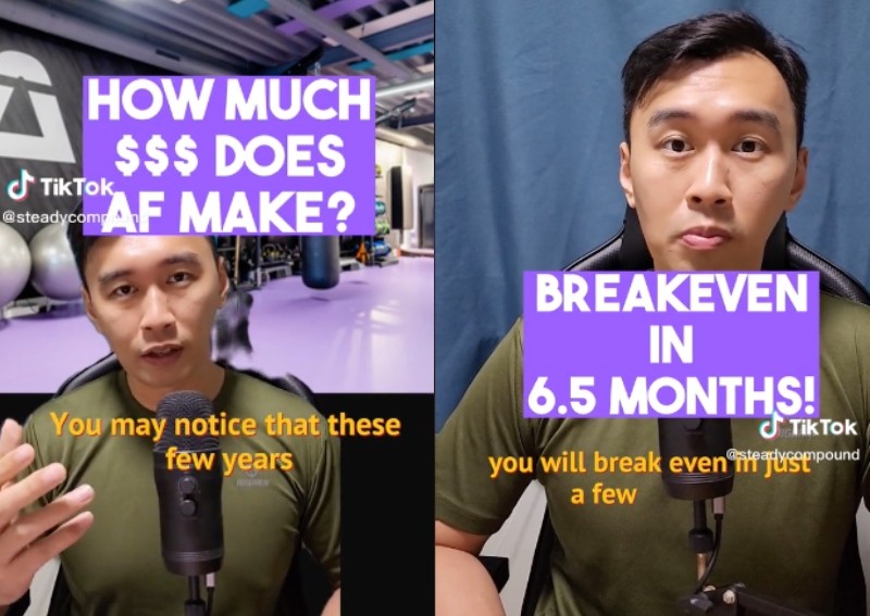 Break even in 6 months? Man shares cost of running a franchise gym in Singapore