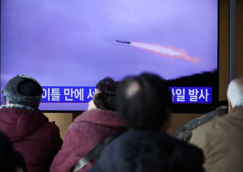 North Korea fires cruise missiles into sea, South Korea says
