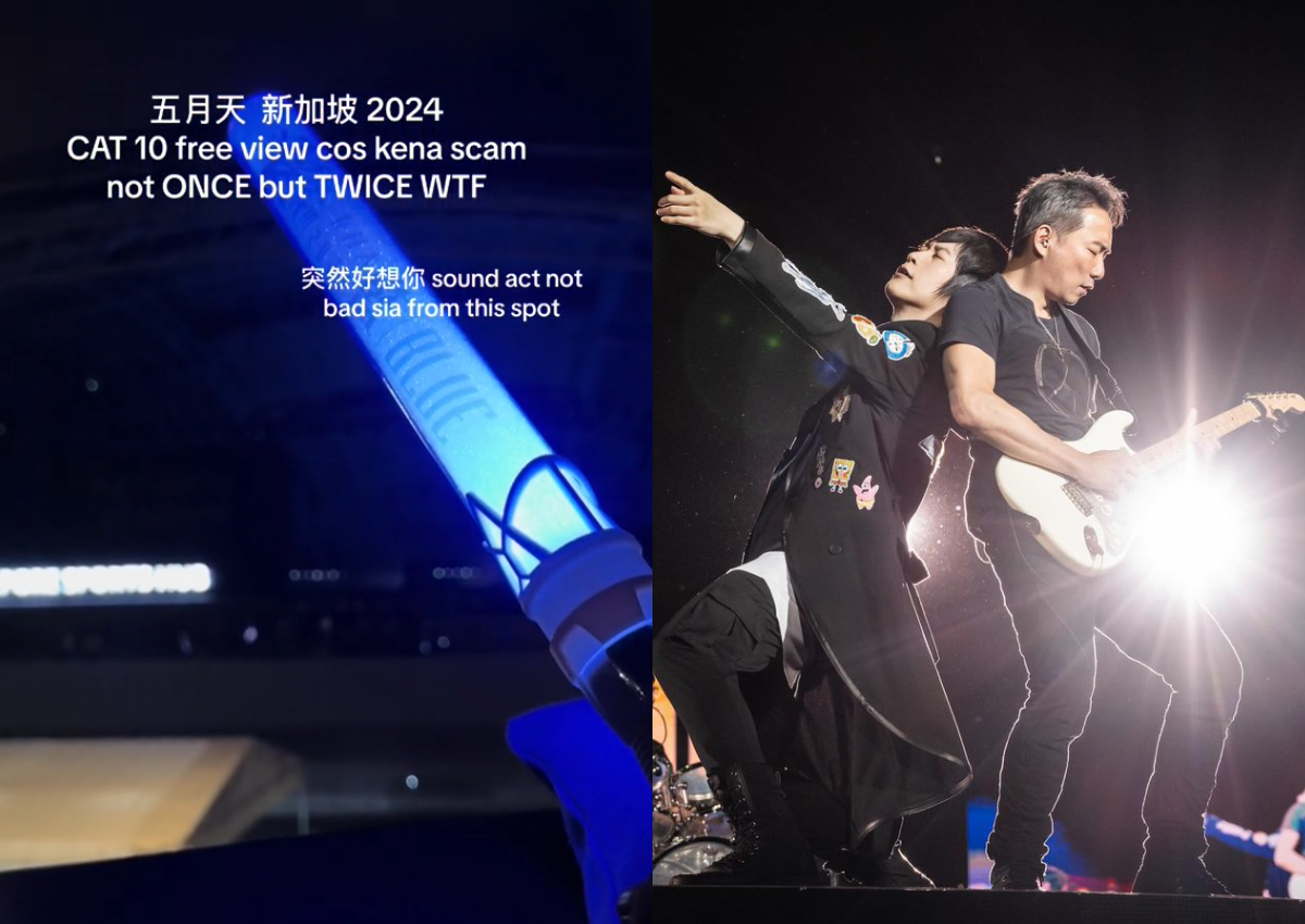 Mayday fan listens to concert from outside National Stadium after 'kena scam not once but twice' by ticket resellers