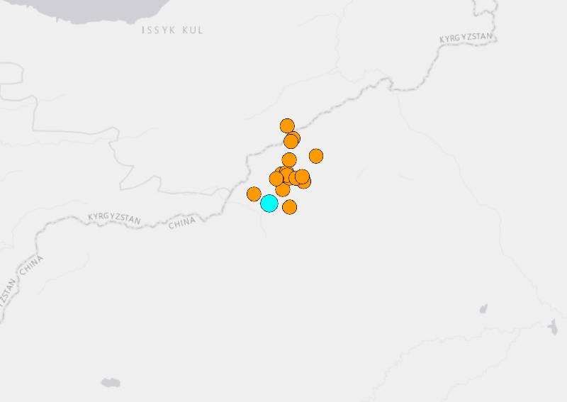 Magnitude 5.67 aftershock strikes Kyrgyzstan-Xinjiang border