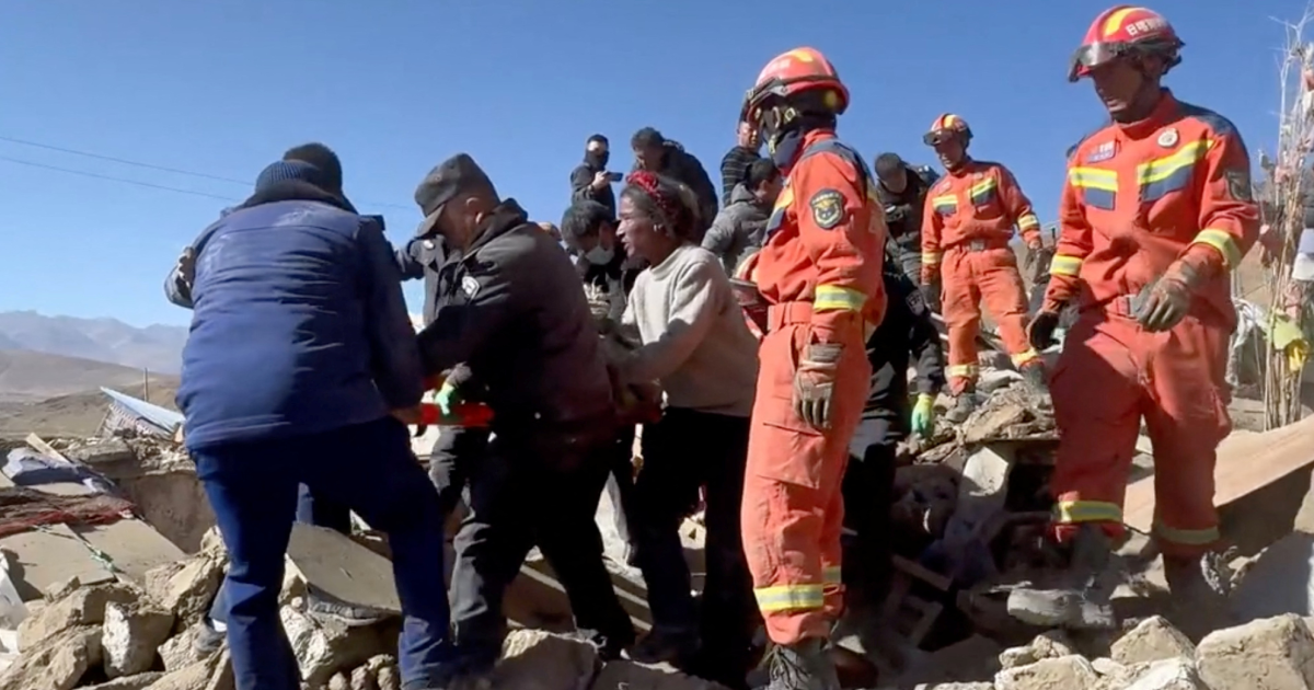 Rescue efforts under way after earthquake in Tibet kills more than 120