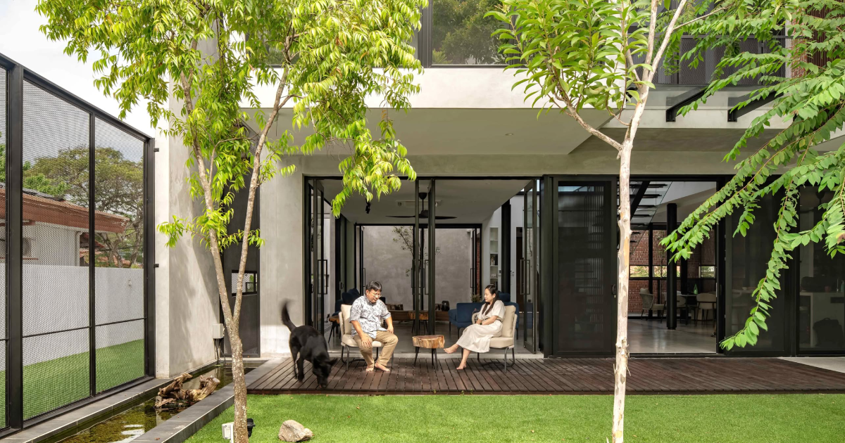 How a family rebuilt their 1950s home into a pet-friendly nature sanctuary in Malaysia