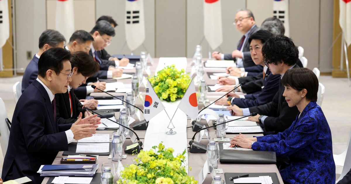 Takaichi and Lee end first day of summit on a high note with drum session