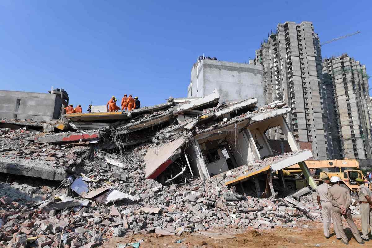 6-storey building collapses near Delhi: Indian police
