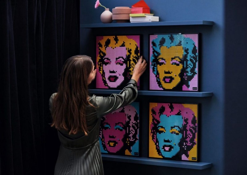 New LEGO art line is the perfect geeky homage for pop culture icons