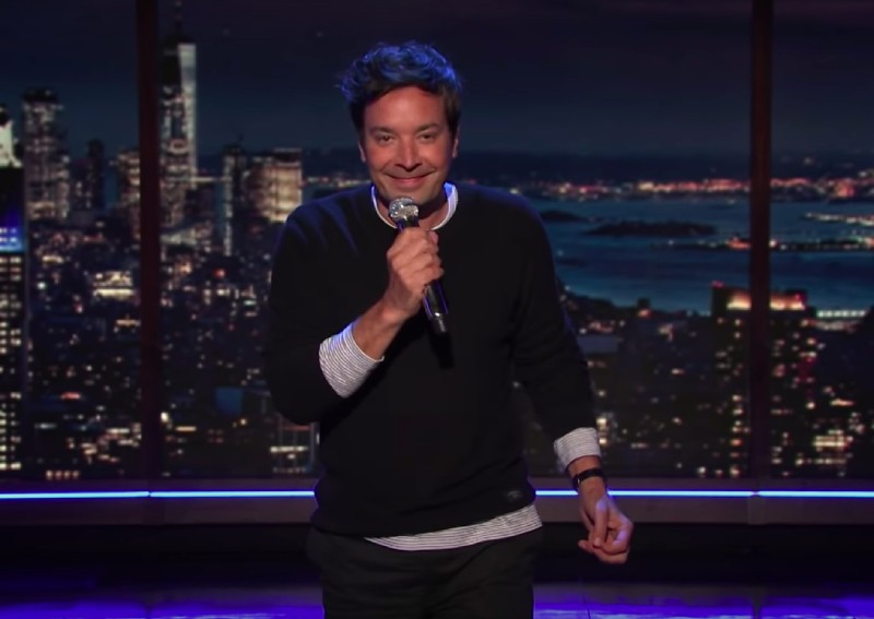 Jimmy Fallon returns to a bit like TV's normal