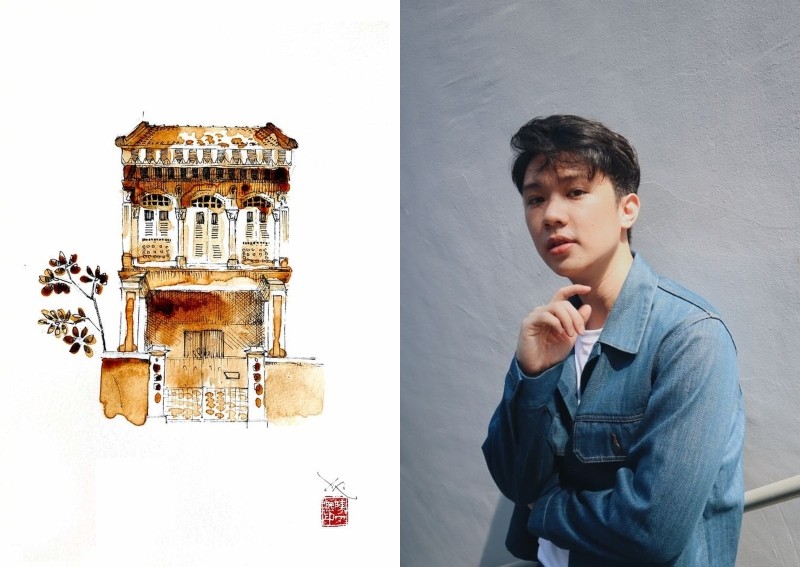 Xiang Yun and Edmund Chen's son Yixi launches website selling own illustrations and watercolour artwork
