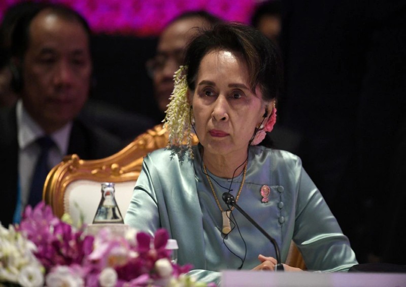 Myanmar's Suu Kyi hit by new charges in Mandalay court