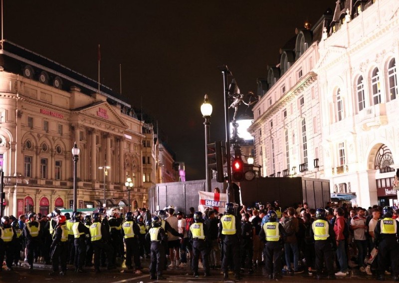 London police: 86 people arrested around Euro 2020 football final between England and Italy