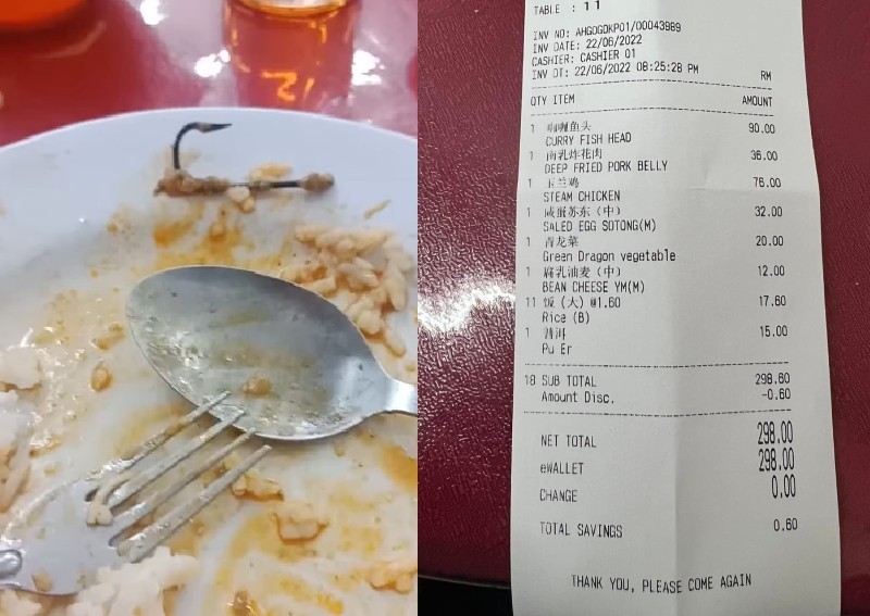 Daily roundup: KL restaurant boss says 'none of our business' after diner found fishing hook in fish head curry - and other top stories today