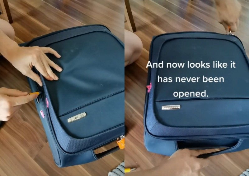 Think you're safe? TikTok user shows how useless locks are on some luggage bags