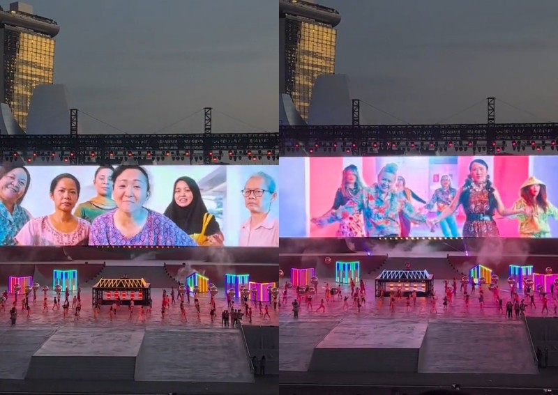 Aunties dance to K-pop in NDP segment, here's how Singaporeans reacted