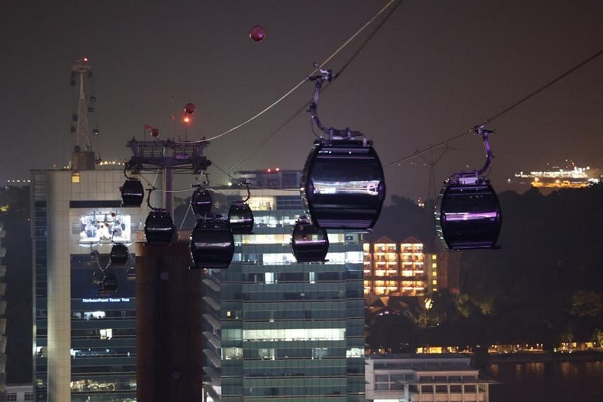 'The darkness did add to the worry': 18 passengers stranded in cable cars between Sentosa and Mount Faber due to system error
