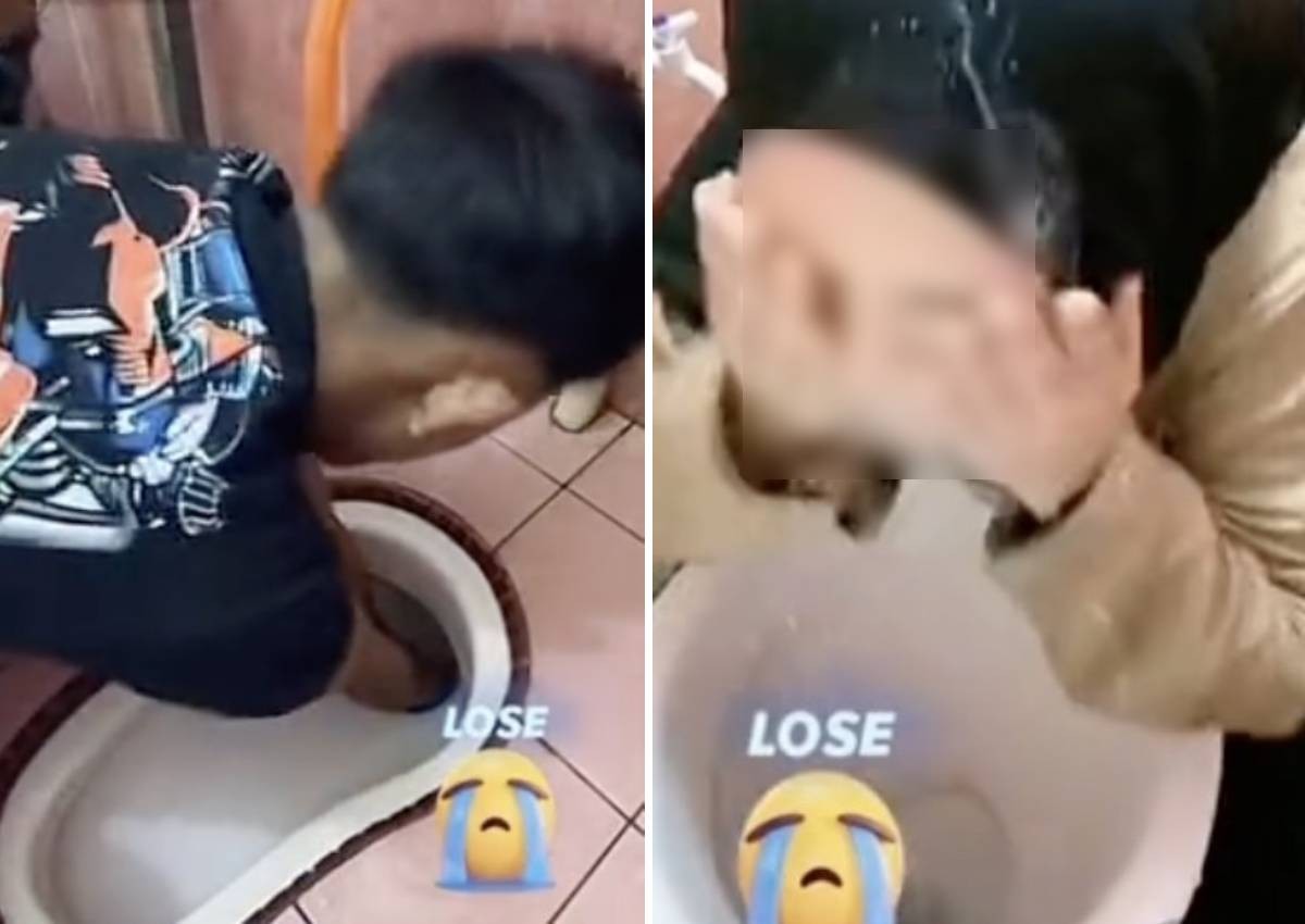 No joke: Malaysian teens wash faces with toilet bowl water for TikTok challenge
