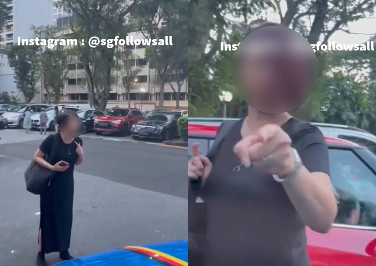 'You could have hit me': Woman accused of hogging Orchard Road car park lot confronts driver over near collision