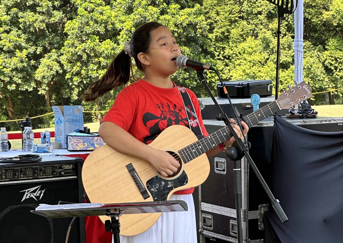 'I'm excited but also nervous': Young busker performs at Istana open house for National Day