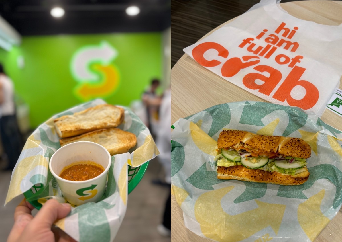 How's the sauce? I try Subway's Singapore-exclusive Chilli Crab Sub 