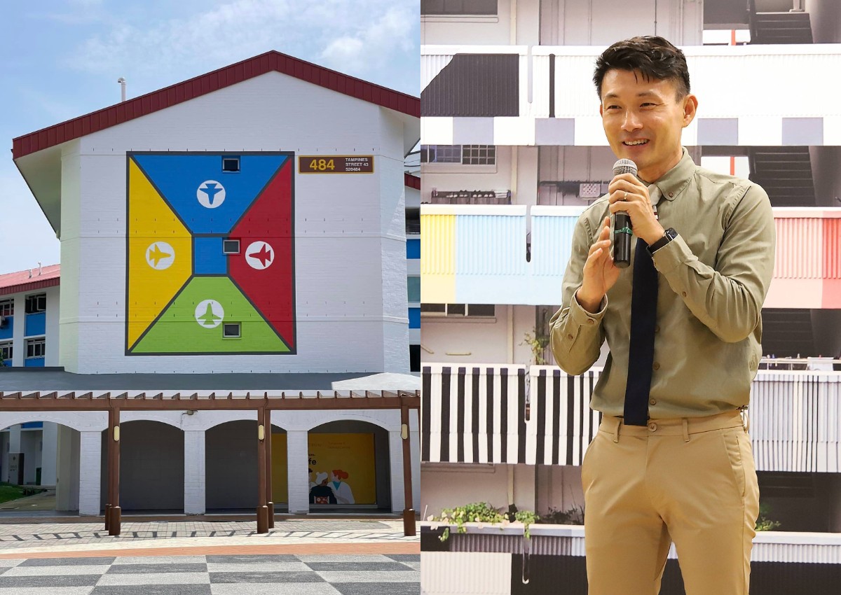 'Terribly distasteful': Tampines resident urges removal of 'war-like' plane designs on block, MP Baey Yam Keng responds