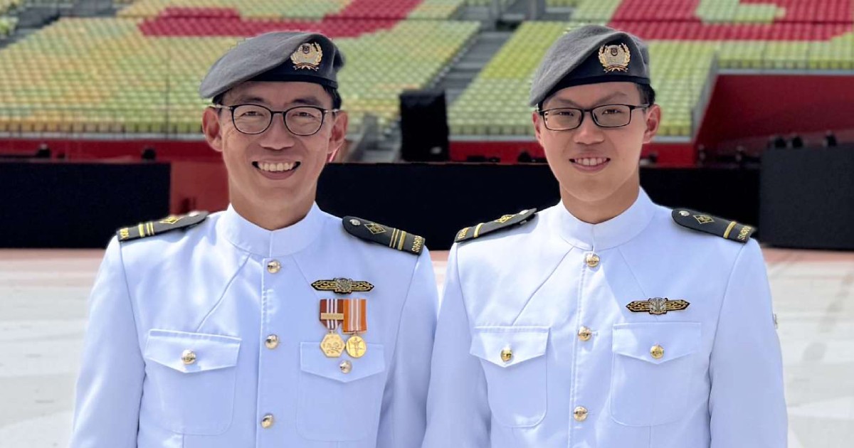 This father-son duo shares a parade ground at NDP 2025 — and a 'mini RSAF' of parrots at home