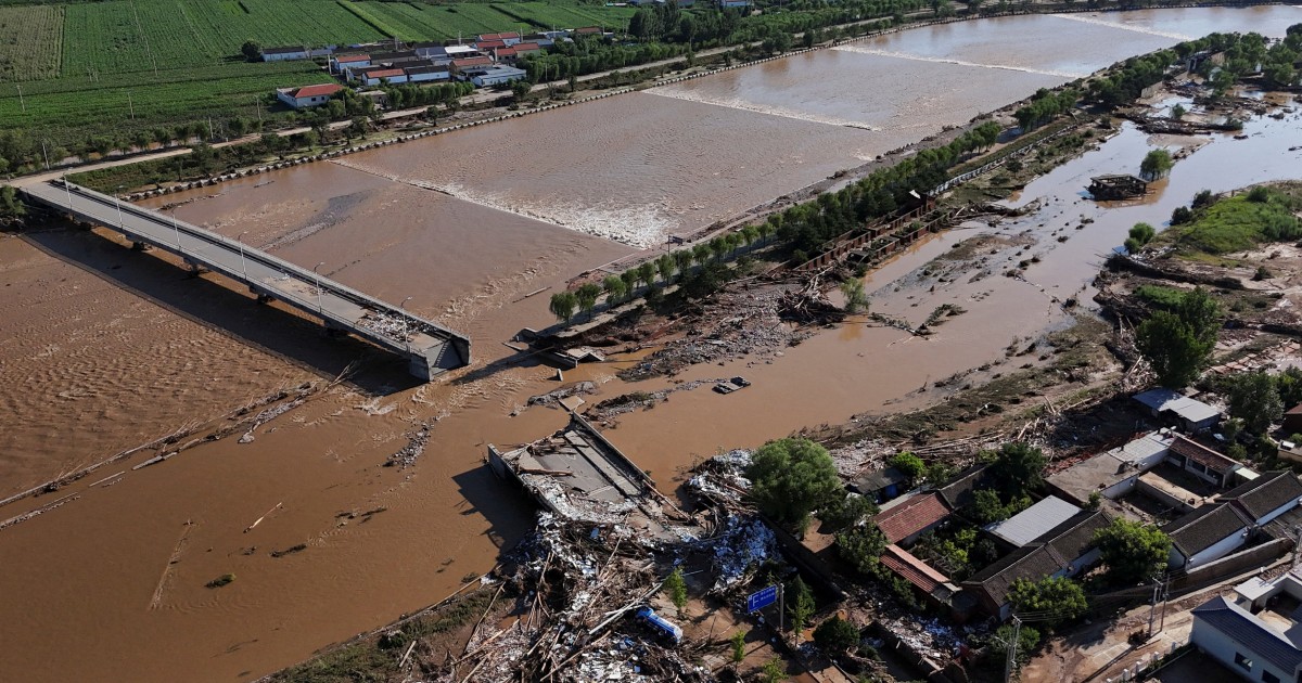Death toll rises in China's north following extreme rain, state media says